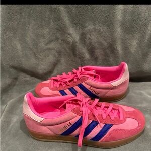 Adidas Women’s Gazelle Indoor Originals  Women Lucid Pink Blue |